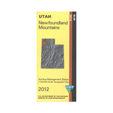 Newfoundland Mountains, Utah - 30x60 Minute BLM Surface Management Map